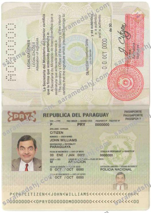 Paraguay passport